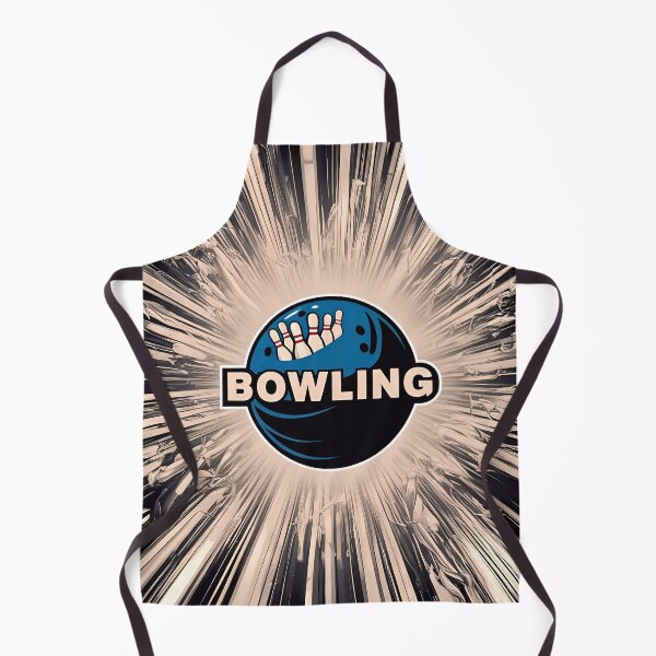 Item preview, Bowling Logo With A Bowling Ball And Pins designed and sold by TheArtOfPat.