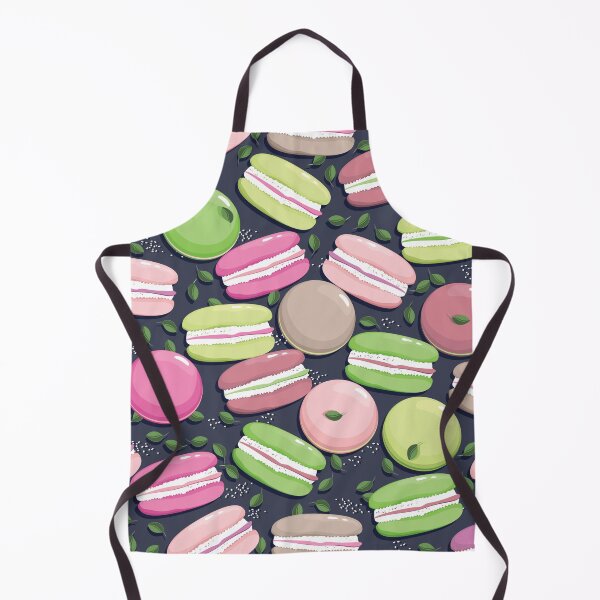 Item preview, Macaron and blueberry leaves, Black background designed and sold by Alex Blud.