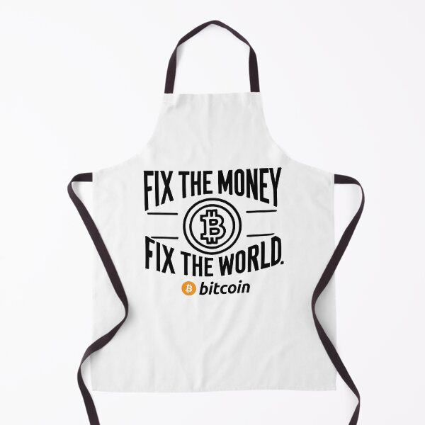 Artikelvorschau, Repariere das Geld, repariere die Welt Bitcoin Crypto Merch entworfen und verkauft von NoCompetition.