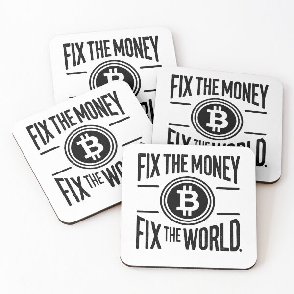 Artikelvorschau, Repariere das Geld Repariere die Welt Bitcoin Krypto Merch entworfen und verkauft von NoCompetition.