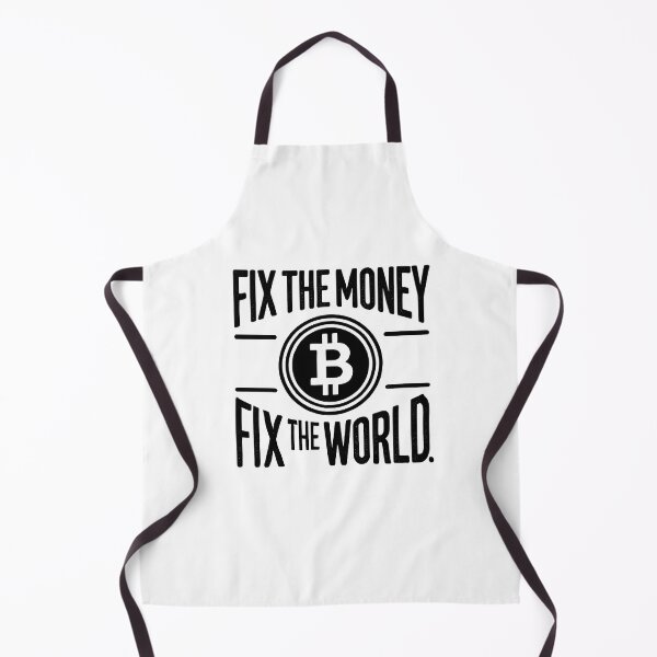 Artikelvorschau, Repariere das Geld Repariere die Welt Bitcoin Krypto Merch entworfen und verkauft von NoCompetition.
