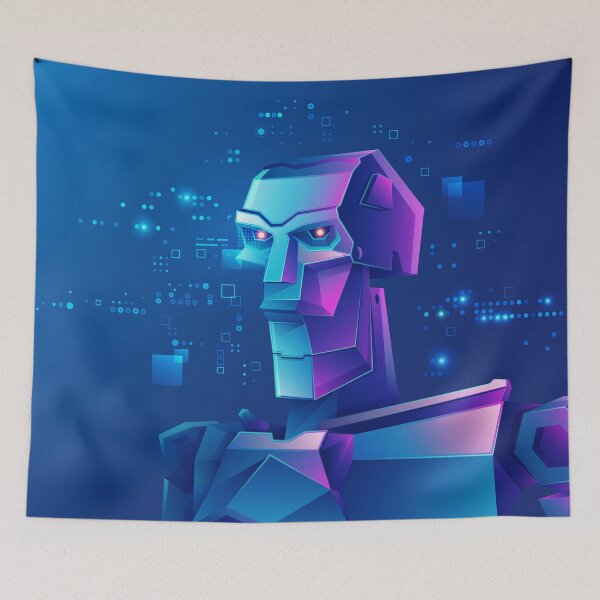 Item preview, cyberpunk robot designed and sold by NiamLab.