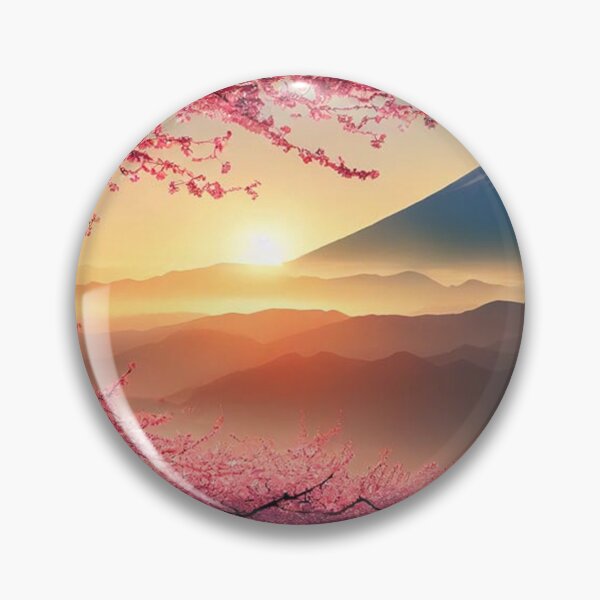 Artikelvorschau, Sonnenaufgang am Fuji mit Kirschblüten entworfen und verkauft von nelsongrahama.