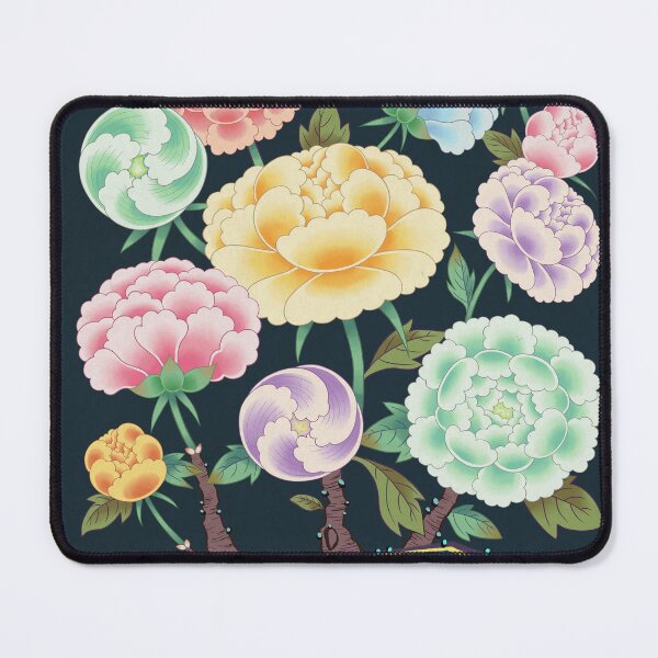 Item preview, Minhwa: Peony Flowers and Rock Type B (Korean traditional/folk art) designed and sold by minsillust.