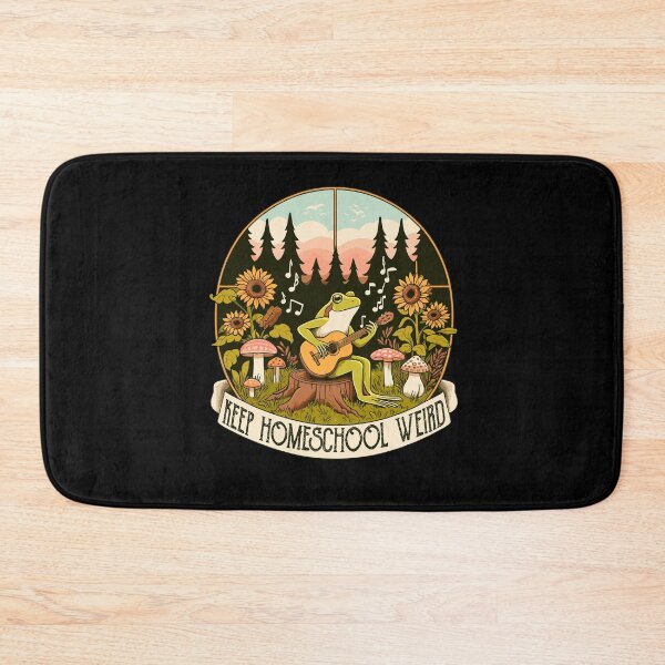 Item preview, Keep Homeschool Weird Frog Mushroom Cottagecore Teaching designed and sold by Dressed For  Duty.