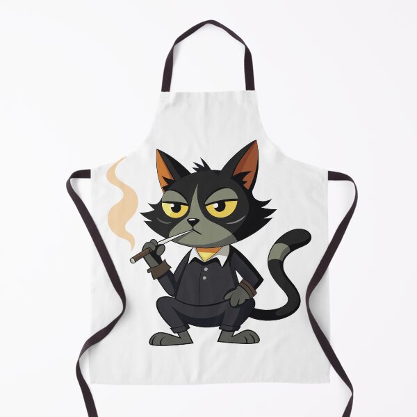 Item preview, smoking cat designed and sold by JIMTOPMOY.