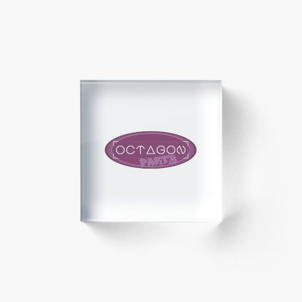 Octagon Party Acrylic Block