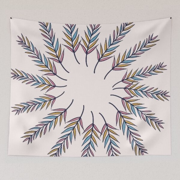 Item preview, Multicolor Leaf Floral Art Print designed and sold by Art Shimmers.