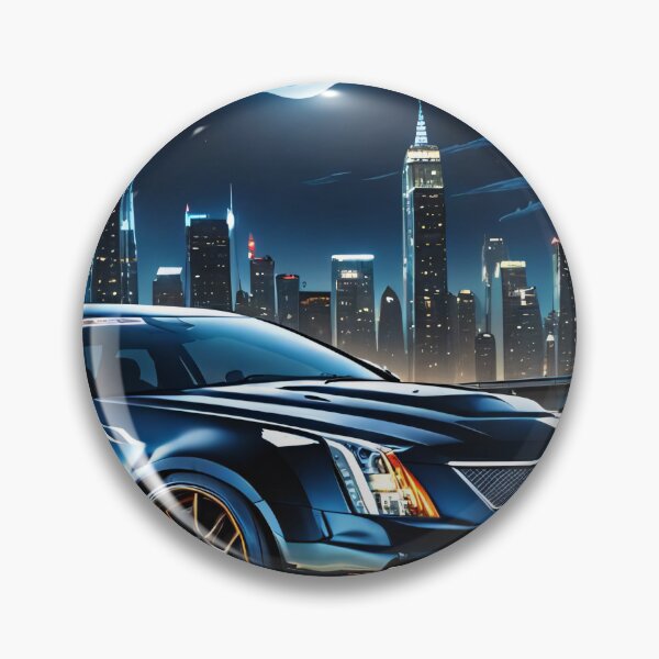 Artikelvorschau, Getunter Cadillac CTS-V auf der Autobahn Seitenansicht entworfen und verkauft von Salimgor Hangaround Music.
