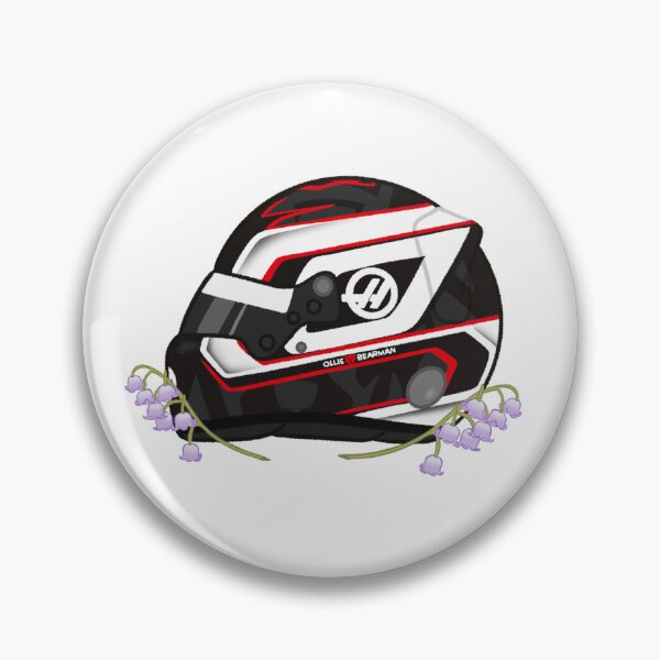 Item preview, Ollie Bearman 2024 Helmet With Flowers designed and sold by OriDraws.