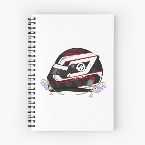 Item preview, Ollie Bearman 2024 Helmet With Flowers designed and sold by OriDraws.