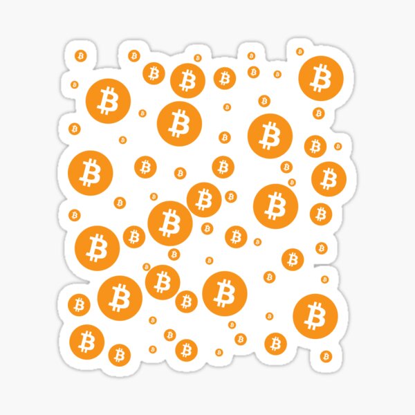 Item preview, Orange Bitcoin logos crypto merch designed and sold by NoCompetition.
