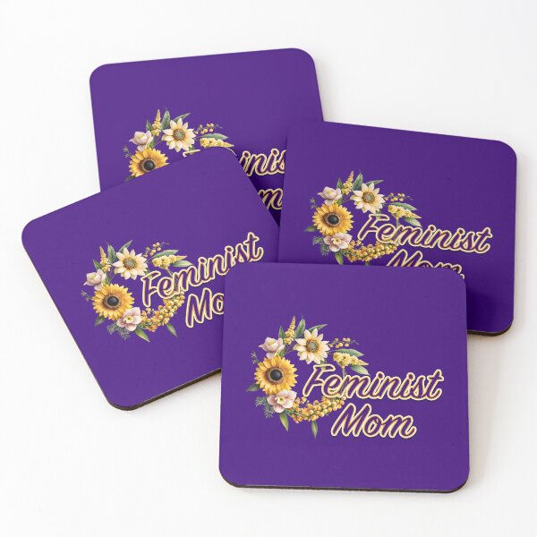 Item preview, Feminist Mom Sunflower Mimosa Orchid Flowers designed and sold by Amanda Lucas.