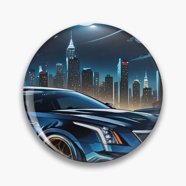 Artikelvorschau, Getunter Cadillac CTS-V auf der Autobahn Seitenansicht V3 entworfen und verkauft von Salimgor Hangaround Music.