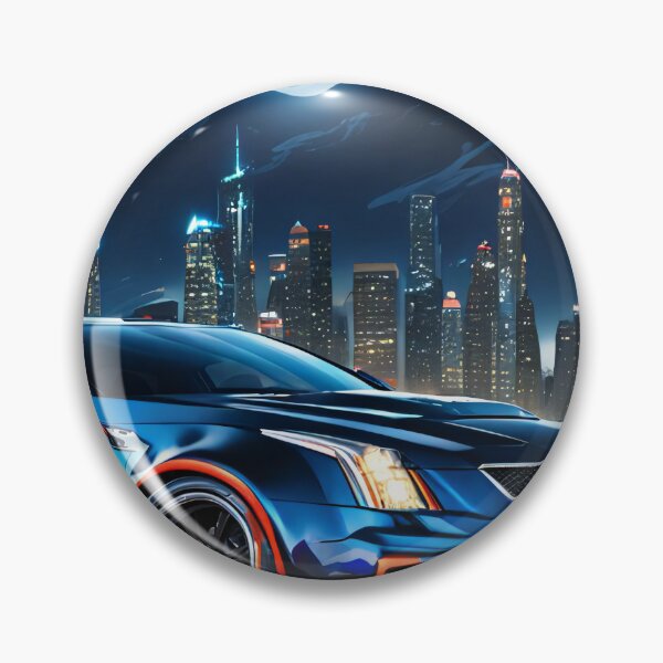 Artikelvorschau, Getunter Cadillac CTS-V auf der Autobahn Seitenansicht V4 entworfen und verkauft von Salimgor Hangaround Music.