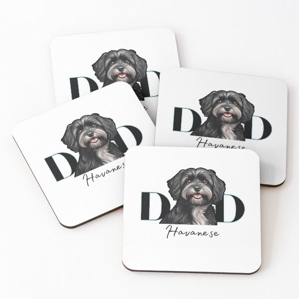 Item preview, Minimalistic Aesthetic Dog Dad of Havanese Dog  designed and sold by GoodyPaws.