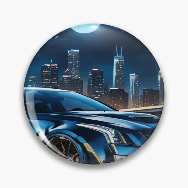 Artikelvorschau, Getunter Cadillac CTS-V auf der Autobahn Seitenansicht V5 entworfen und verkauft von Salimgor Hangaround Music.