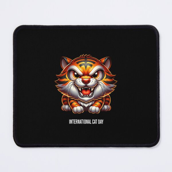 Item preview, Wild little tiger - International Cat Day designed and sold by Pflugart.