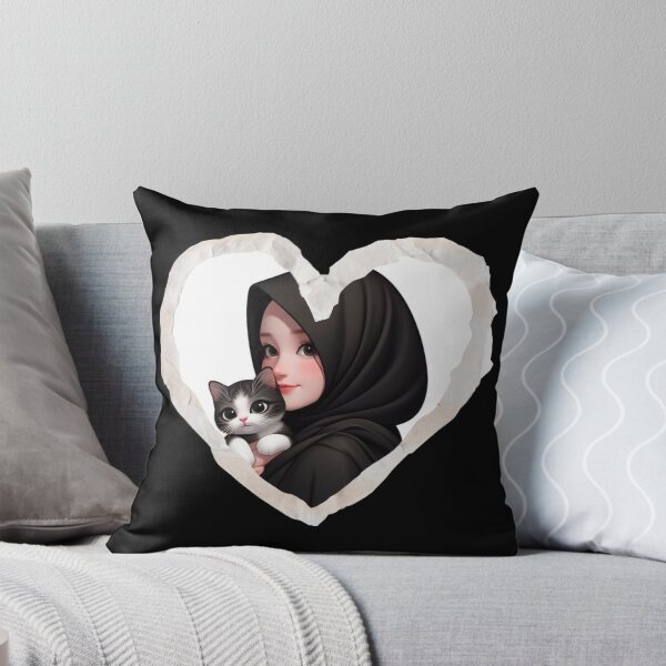 Item preview, Beautiful hijabi girl, heart designed and sold by khnn.