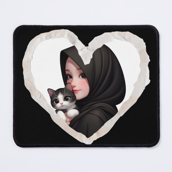 Item preview, Beautiful hijabi girl, heart designed and sold by khnn.