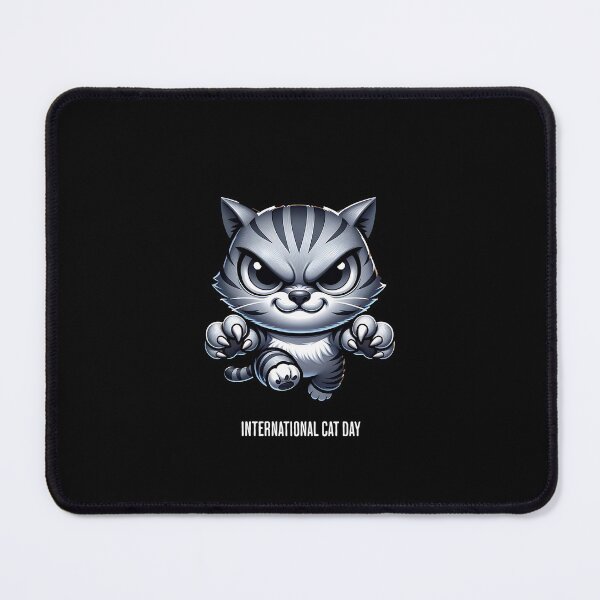 Item preview, Nasty little tiger cat - International Cat Day designed and sold by Pflugart.