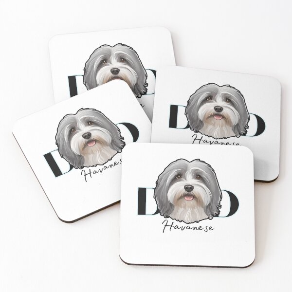 Item preview, Minimalistic Aesthetic Dog Dad of Havanese Dog  designed and sold by GoodyPaws.