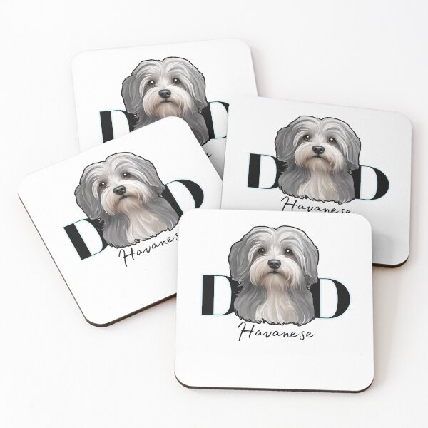 Item preview, Minimalistic Aesthetic Dog Dad of Havanese Dog  designed and sold by GoodyPaws.