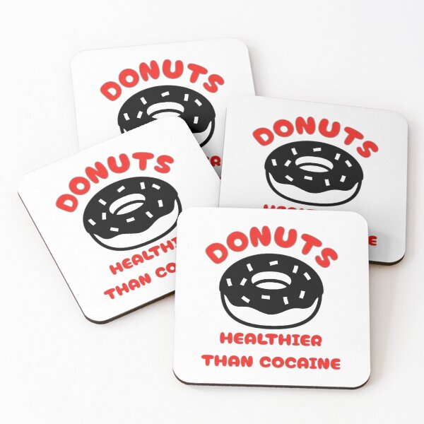 Item preview, Donuts, healthier than cocaine, Pun, FunnyFits70, Humor, Funny designed and sold by FunnyFits70.