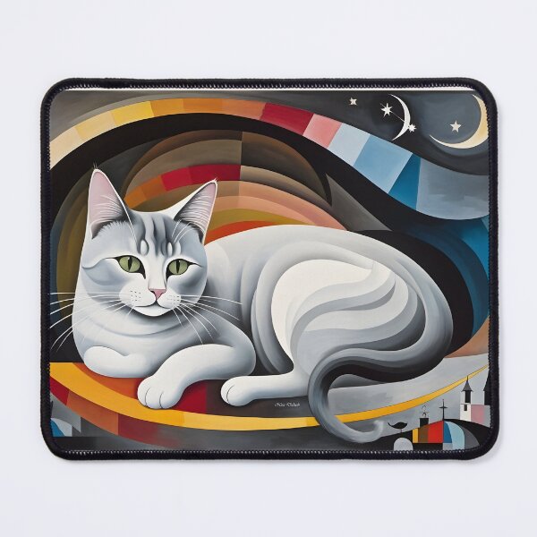 Item preview, A cat Inside a Geometric Design designed and sold by Nira Dabush.