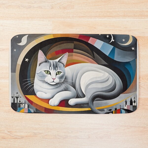 Item preview, A cat Inside a Geometric Design designed and sold by Nira Dabush.