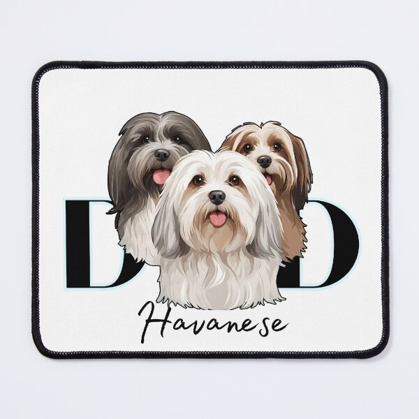 Item preview, Minimalistic Aesthetic Dog Dad of three Havanese Dog  designed and sold by GoodyPaws.