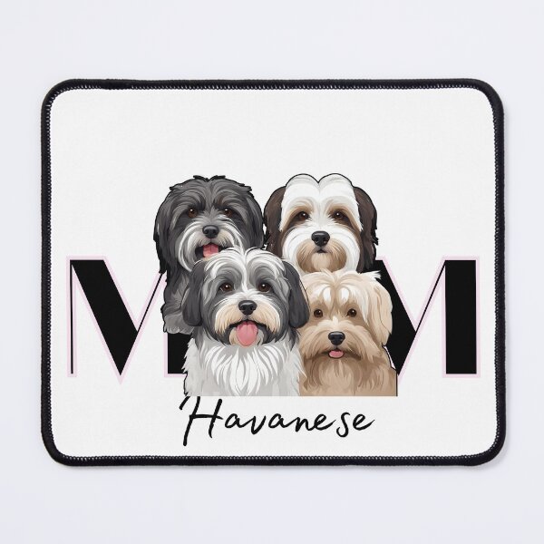 Item preview, Minimalistic Aesthetic Dog Mom of four Havanese Dog designed and sold by GoodyPaws.