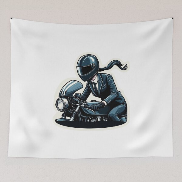 Item preview, Dapper Biker Girl : Automotive Merchandise -  designed and sold by InfmsCorp.