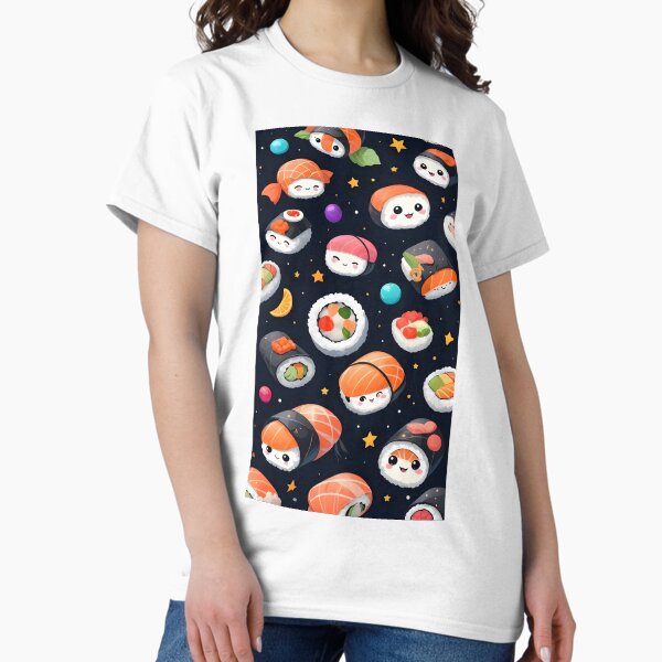 Aperçu de l'œuvre Constellation de sushis kawaii créée et vendue par lunabubbles.