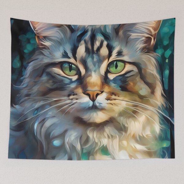 Item preview, Moonlit Forest Majesty designed and sold by purrfect pattern.