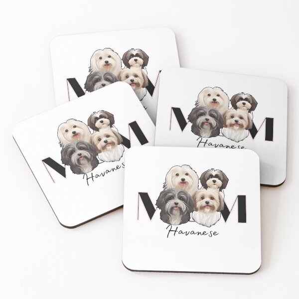 Item preview,  Minimalistic Aesthetic Dog Mom of four Havanese Dog  designed and sold by GoodyPaws.
