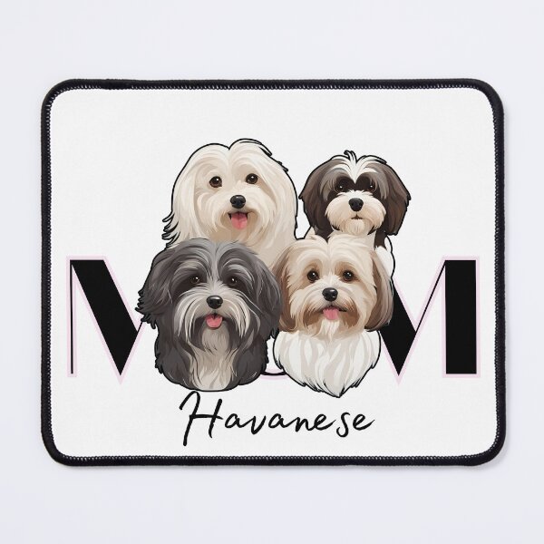 Item preview, Minimalistic Aesthetic Dog Mom of four Havanese Dog designed and sold by GoodyPaws.