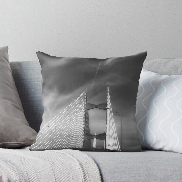 Item preview, Dames Point Bridge in Black and White designed and sold by designingjudy.