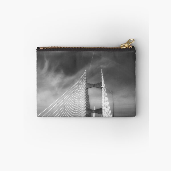 Item preview, Dames Point Bridge in Black and White designed and sold by designingjudy.