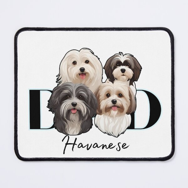 Item preview,   Minimalistic Aesthetic Dog Dad of four Havanese Dog  designed and sold by GoodyPaws.