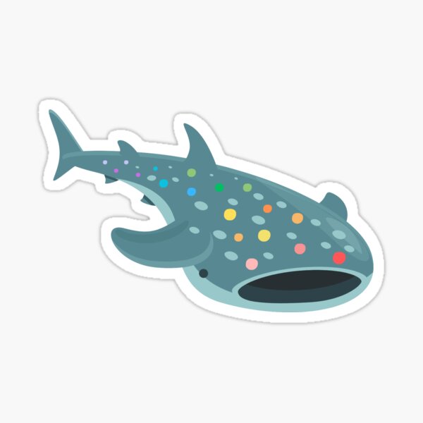 Item preview, Rainbow Whaleshark designed and sold by Art by Lindsay G..