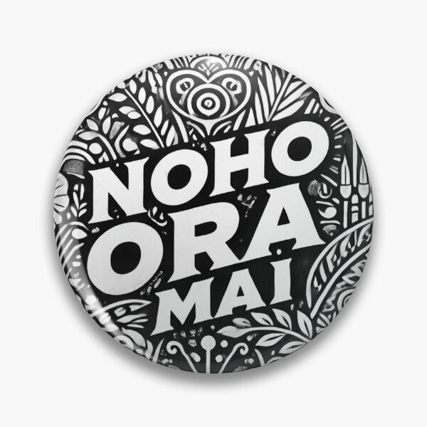 Item preview, Black & White "Noho ora mai"  designed and sold by Customisedartnz.