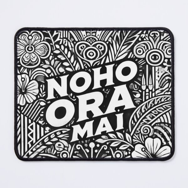 Item preview, Black & White "Noho ora mai" designed and sold by Customisedartnz.