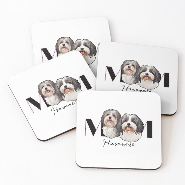 Item preview, Minimalistic Aesthetic Dog Mom of two Havanese Dog  designed and sold by GoodyPaws.
