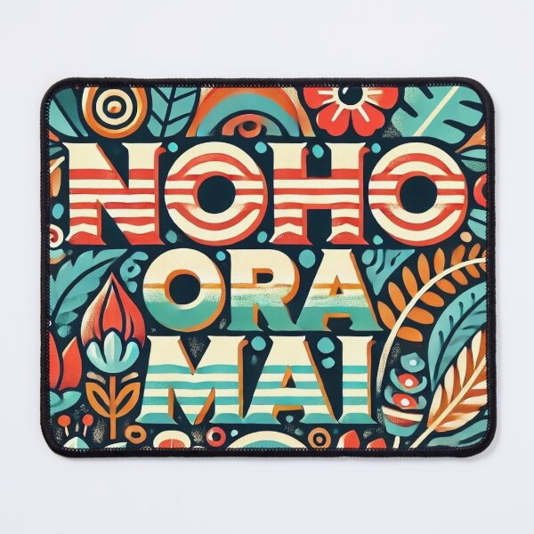 Item preview, Colourful "Noho ora mai" designed and sold by Customisedartnz.
