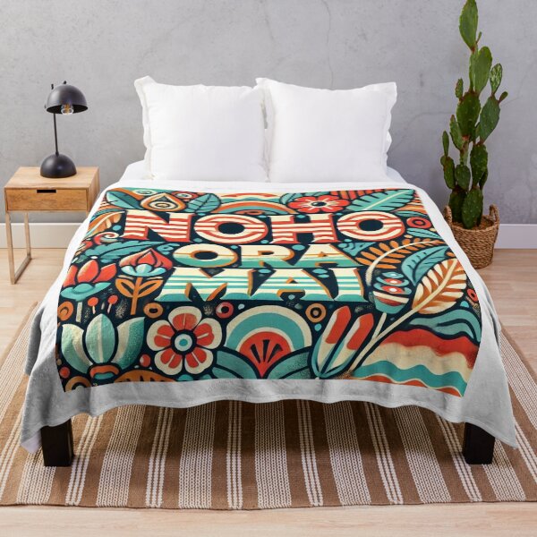 Item preview, Colourful "Noho ora mai" designed and sold by Customisedartnz.