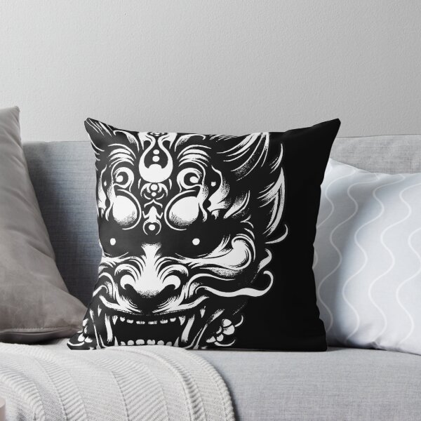 Item preview, Dark Hannya Mask Japanese Oni Oriental Art Tattoo Vintage Grunge designed and sold by MORSPECTIVE.