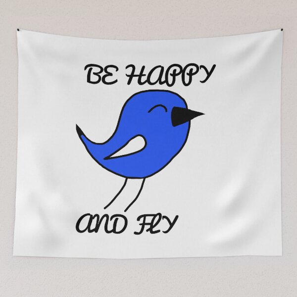 Item preview, Sweet Bird - Be Happy And Fly designed and sold by Watersolution.