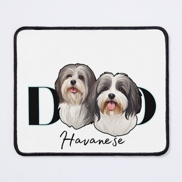 Item preview, Minimalistic Aesthetic Dog Dad of two Havanese Dog designed and sold by GoodyPaws.
