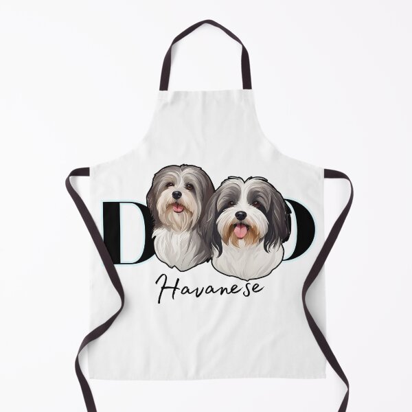 Item preview, Minimalistic Aesthetic Dog Dad of two Havanese Dog designed and sold by GoodyPaws.